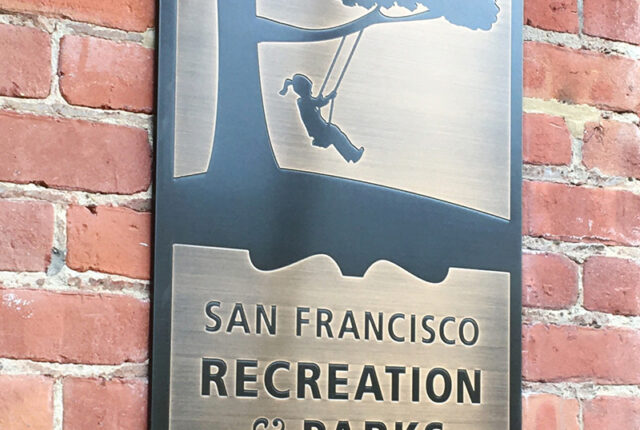 San Francisco Recreation & Parks Signage