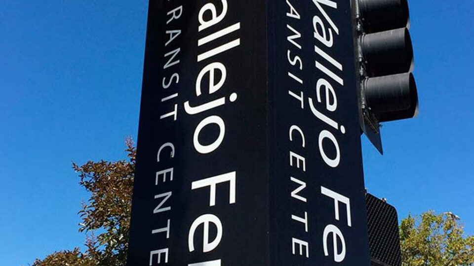 Vallejo Ferry Terminal Exterior Signage