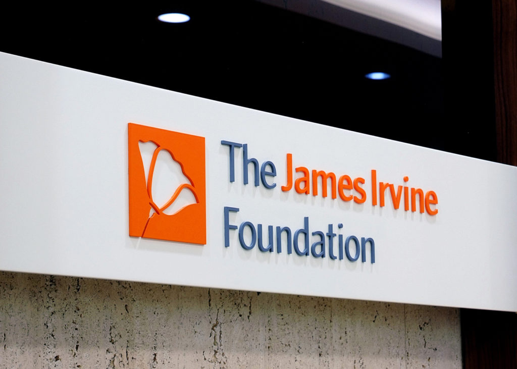 James Irvine Foundation Signage Project Priority Architectural Graphics