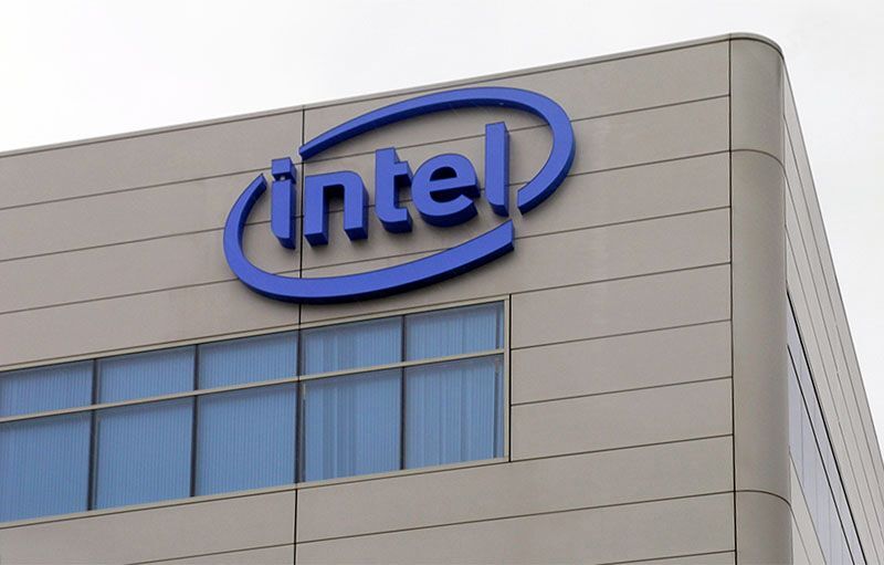 Intel Company Exterior Signage
