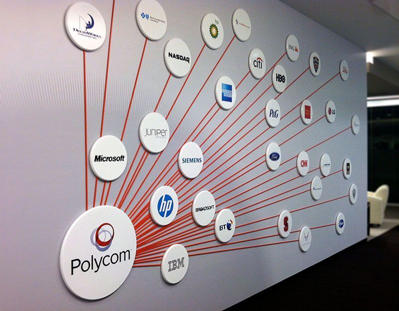 Polycom Interior Signage