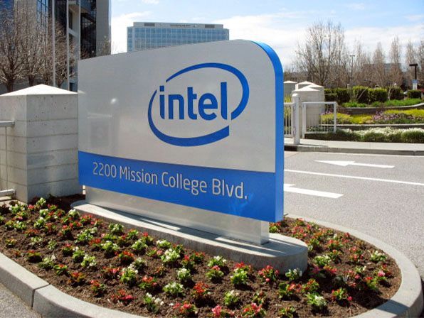Intel Corporate Exterior Signage