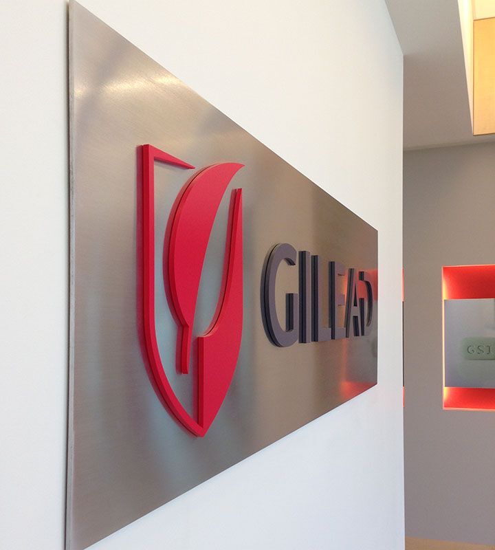 Gilead Corporate Interior Signage